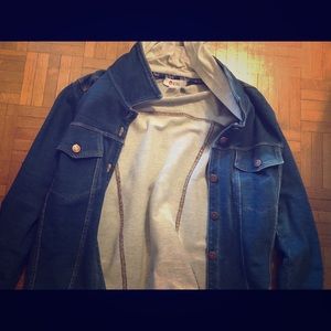 So Low - Medium jean jacket, sweatshirt material